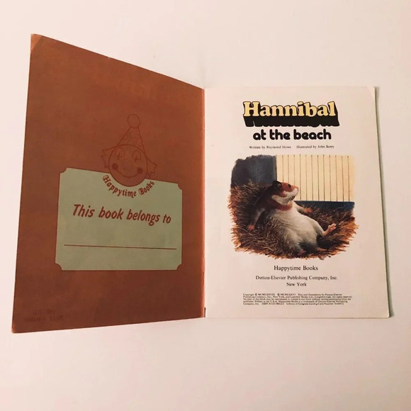 Vintage 1978 Hannibal At  the Beach by Raymond Howe Happytime Books - Picture 9 of 16